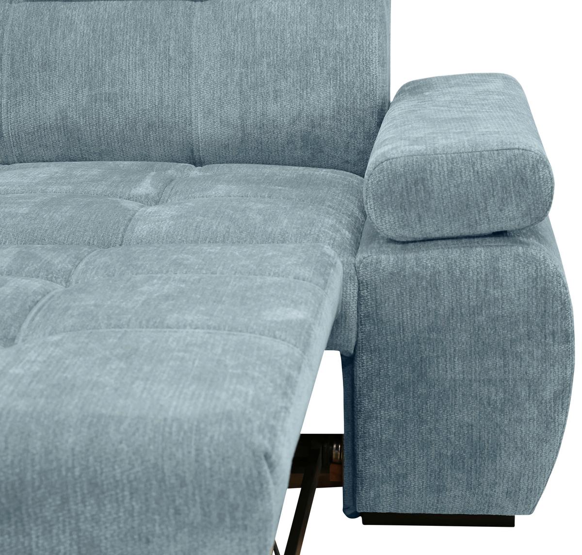 Kutna Garnitura Vegas - boje mente/crna, Design, drvo/tekstil (173/294cm) - Modern Living