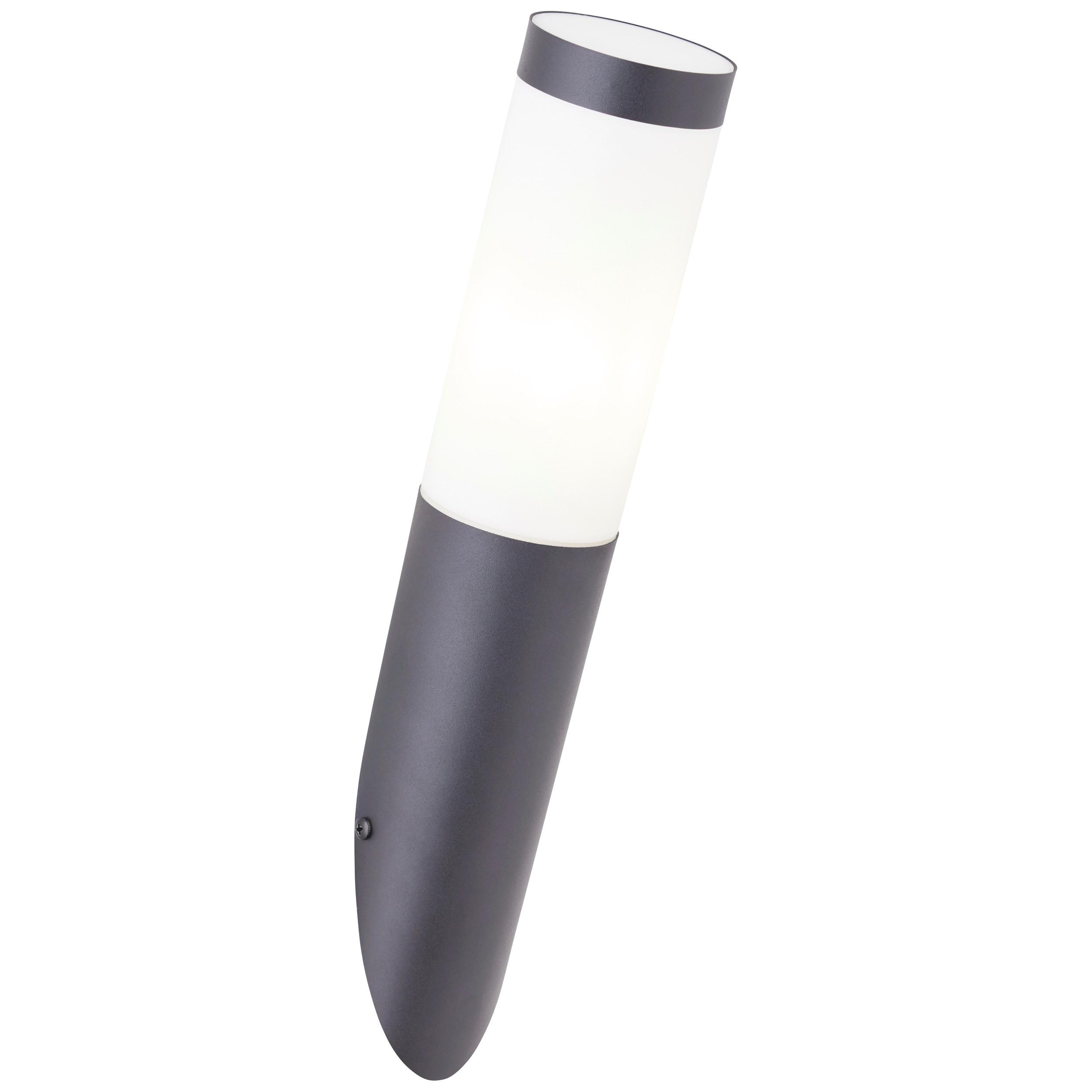 Außenwandleuchte Dody Schwarz max. 20 Watt - Schwarz, KONVENTIONELL, Kunststoff/Metall (39,5/7,6/17cm) - Brilliant