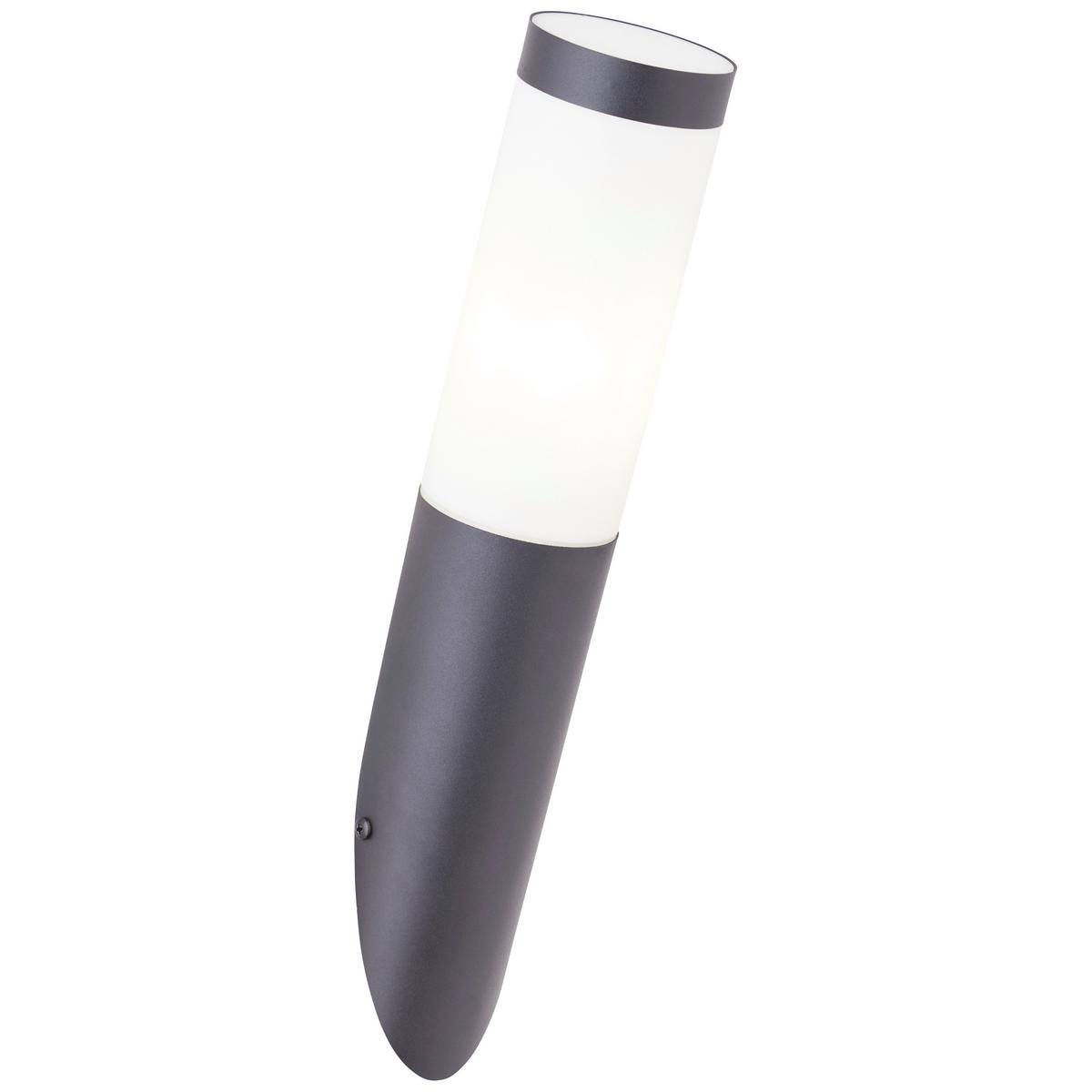 Außenwandleuchte Dody Schwarz max. 20 Watt - Schwarz, KONVENTIONELL, Kunststoff/Metall (39,5/7,6/17cm) - Brilliant