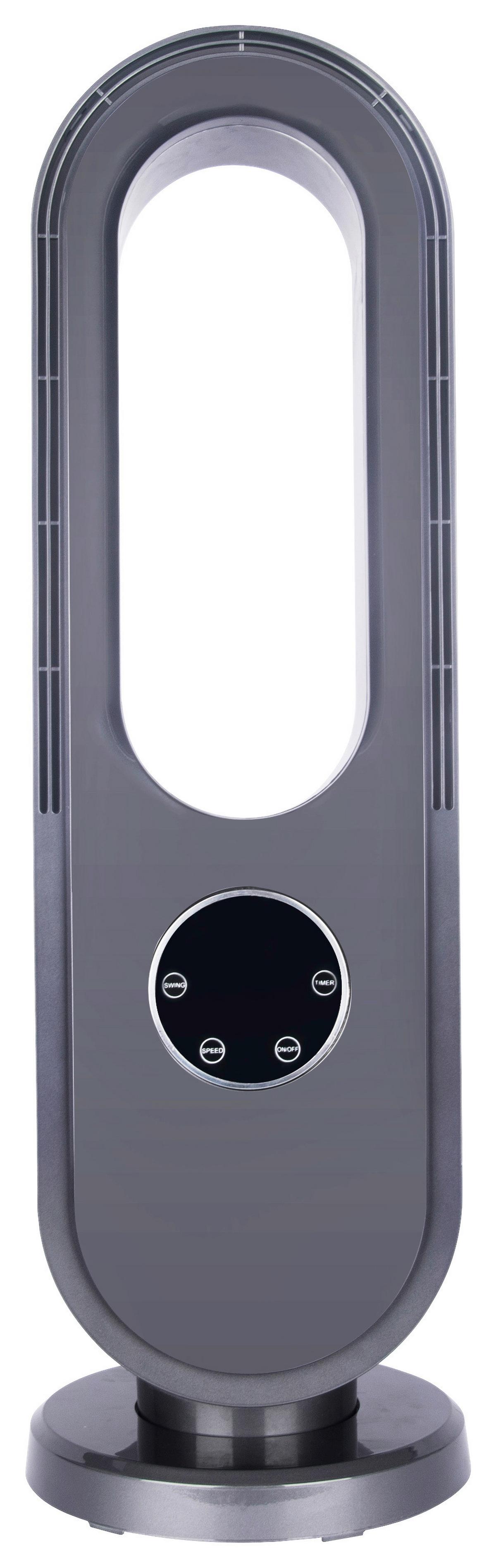 Pokončni Ventilator Leonhard - siva, Moderno, umetna masa (24/24/75,5cm) - Insido