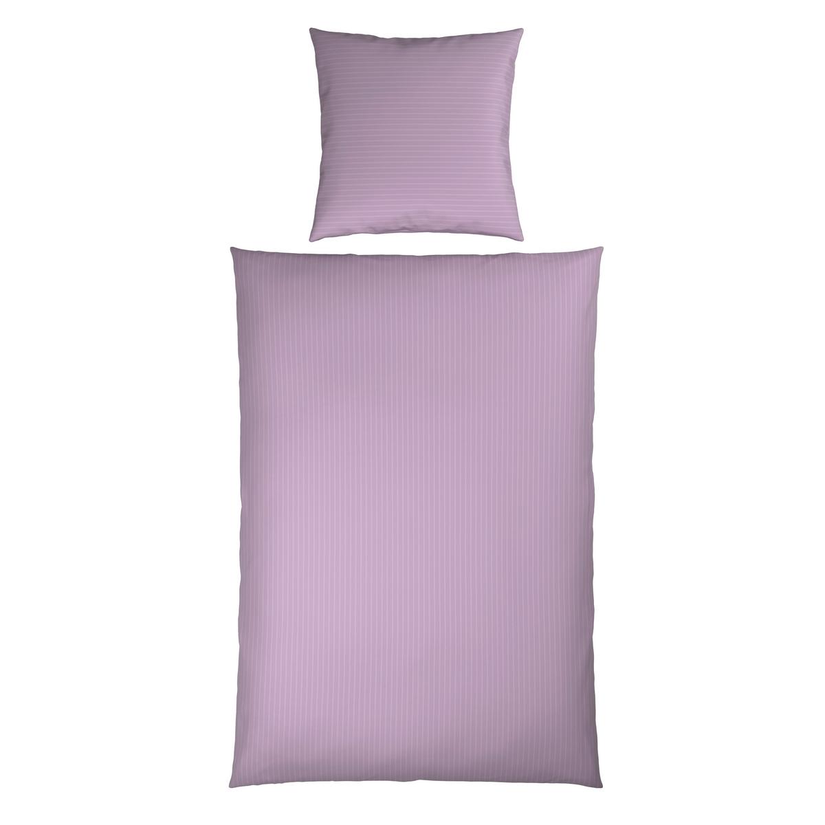 Bettwäsche Crinkle Flieder ca. 135x200cm - Flieder, Textil (135/200cm) - Mömax