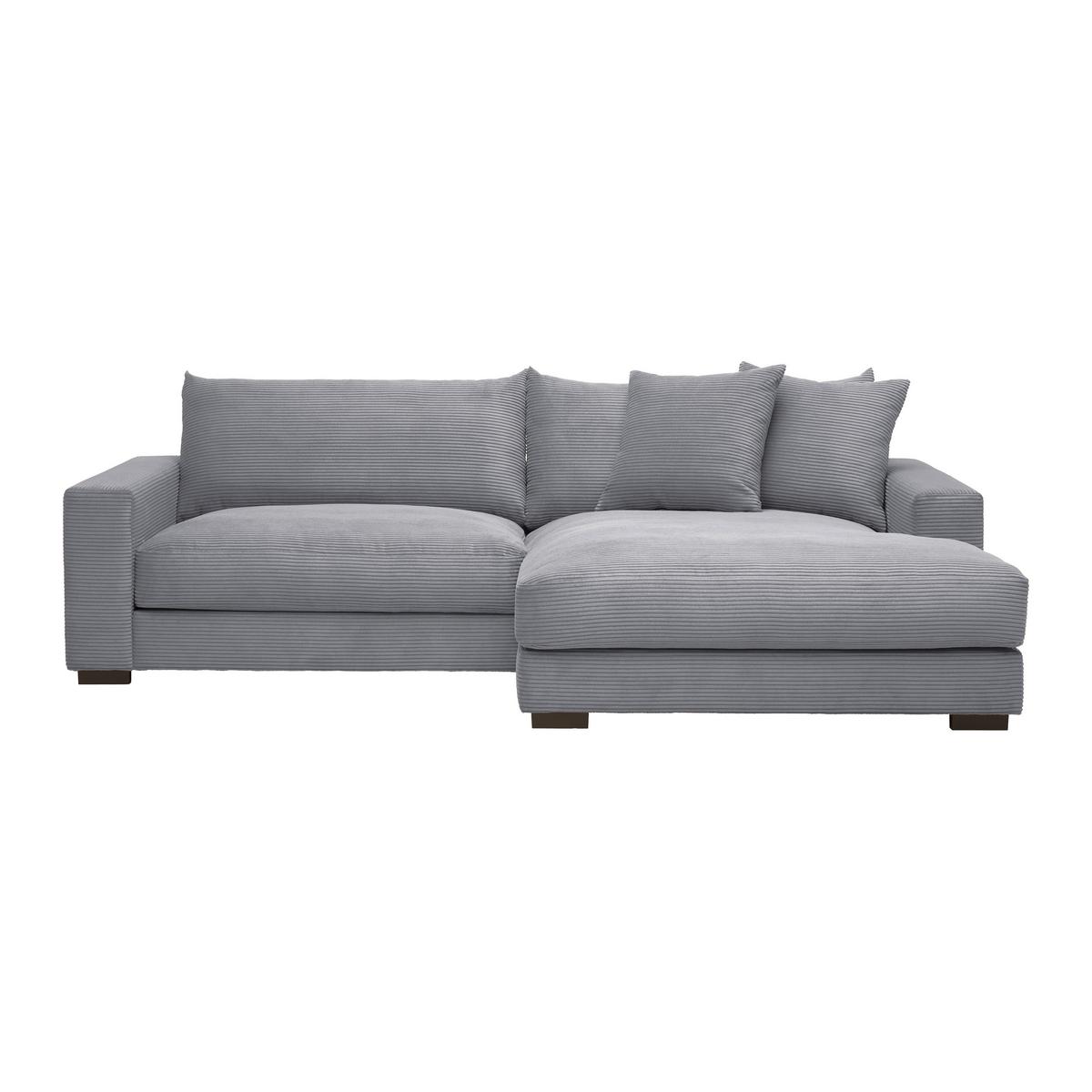 Kutna Garnitura Pedro - siva, Moderno, tekstil (265/83/180cm) - Mömax
