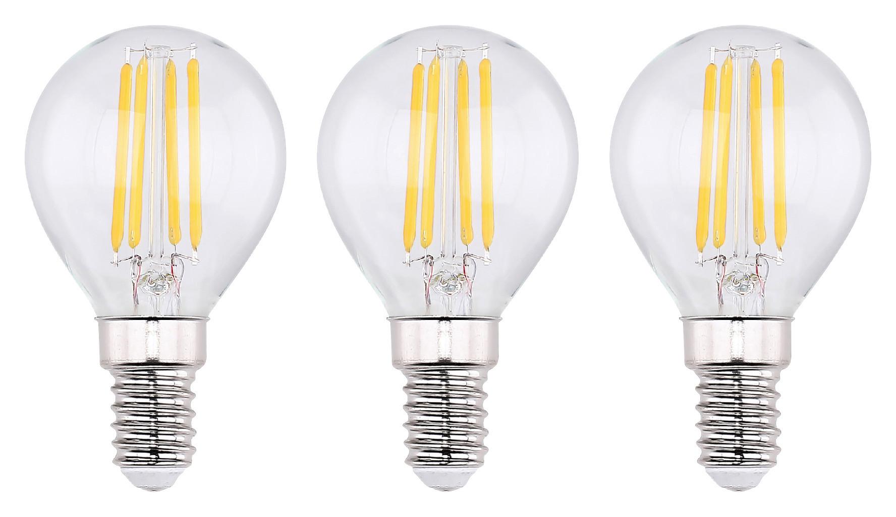 LEd-Leuchtmittel 105890-3 max. 4 Watt - Klar, Glas (4,5/7,8cm) - Mömax