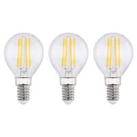 LED-Leuchtmittel 105890-3 max. 4 Watt - Klar, Glas (4,5/7,8cm) - Mömax