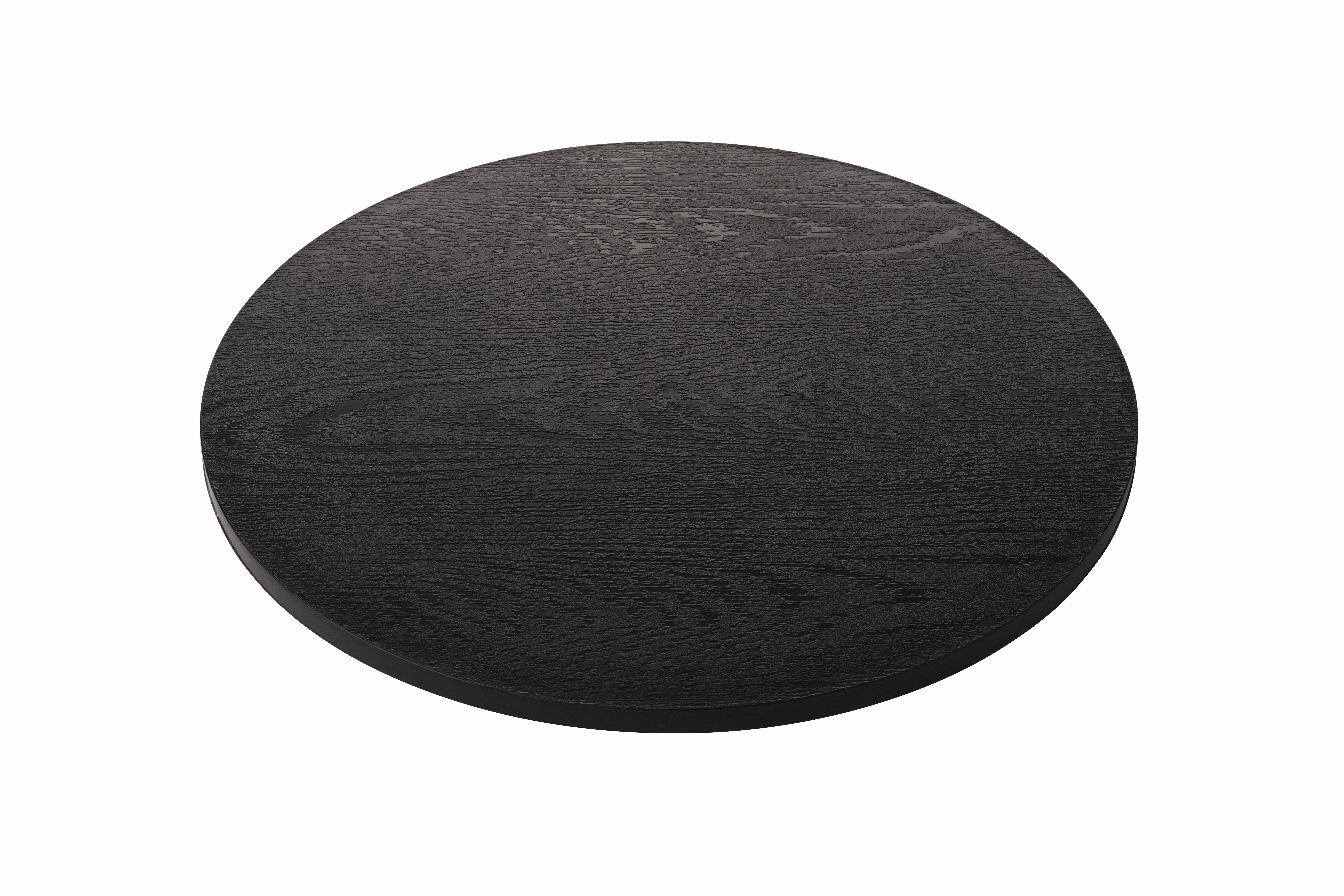 Dekoplatte Multivario Schwarz - Schwarz, MODERN, Holzwerkstoff (30,0cm)