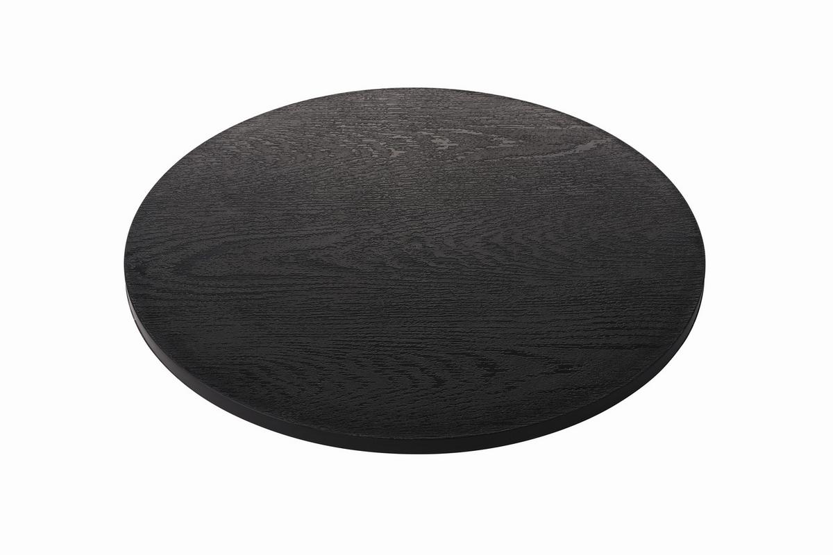 Dekoplatte Multivario Schwarz - Schwarz, MODERN, Holzwerkstoff (30,0cm)