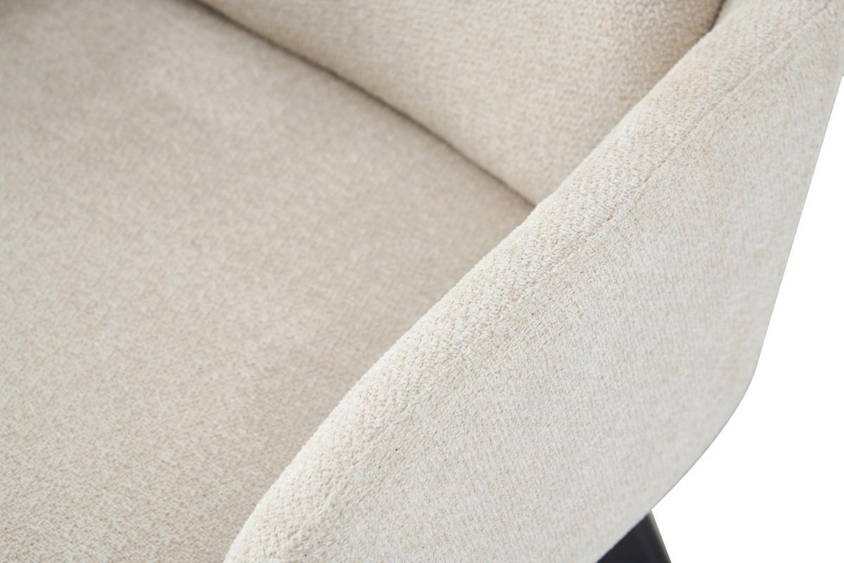 STUHL-SET SOPHIE - Anthrazit/Creme, Modern, Textil (53/87/62cm) - MID.YOU