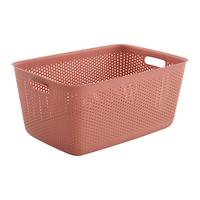 Košara Za Perilo Maja - Ca. 45l - temno rdeča, Moderno, umetna masa (58/39/26,5cm) - Mömax