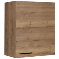 Küchenoberschrank Structura Eiche dunkel - Eiche dunkel/Schwarz, MODERN, Holzwerkstoff/Metall (60/72/35cm) - Nobilia
