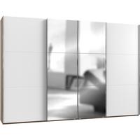 Ormar S Kliznim Vratima Level 36 A - bijela/boje hrasta, Moderno, drvni materijal/metal (350/236/65cm) - Modern Living