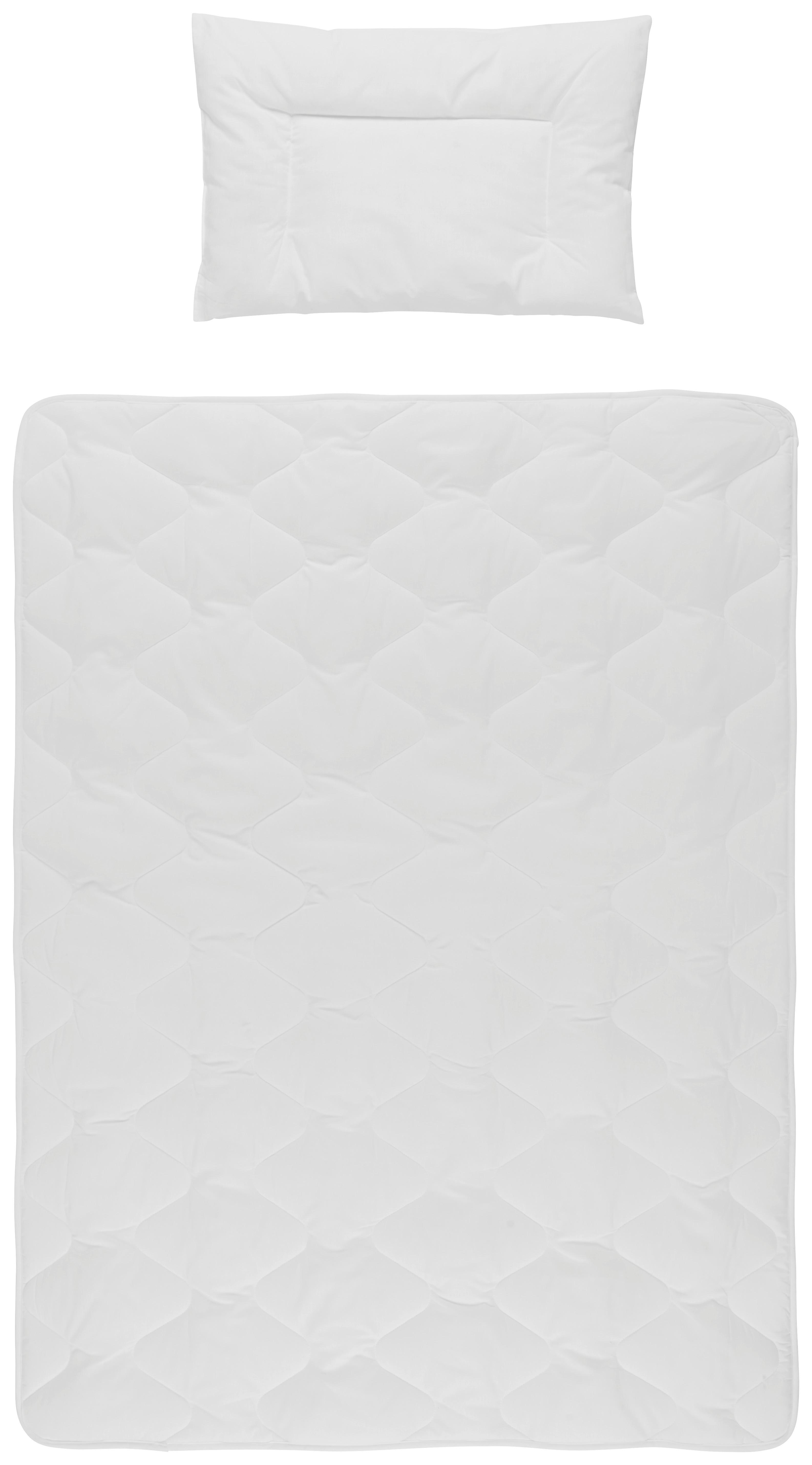 KOMPLET POŚCIELI DLA DZIECI WOLKENBETT - biały, Basics, tkanina (100/135cm) - Träumeland