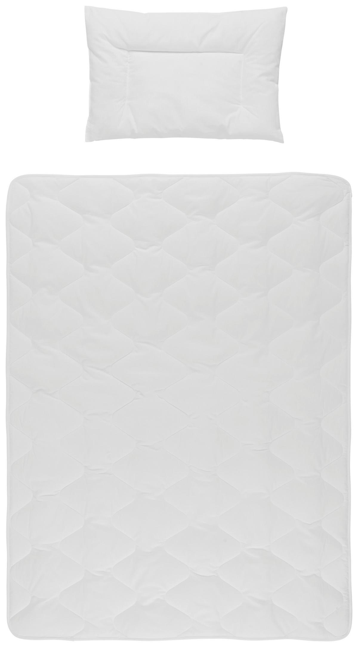 KOMPLET POŚCIELI DLA DZIECI WOLKENBETT - biały, Basics, tkanina (100/135cm) - Träumeland