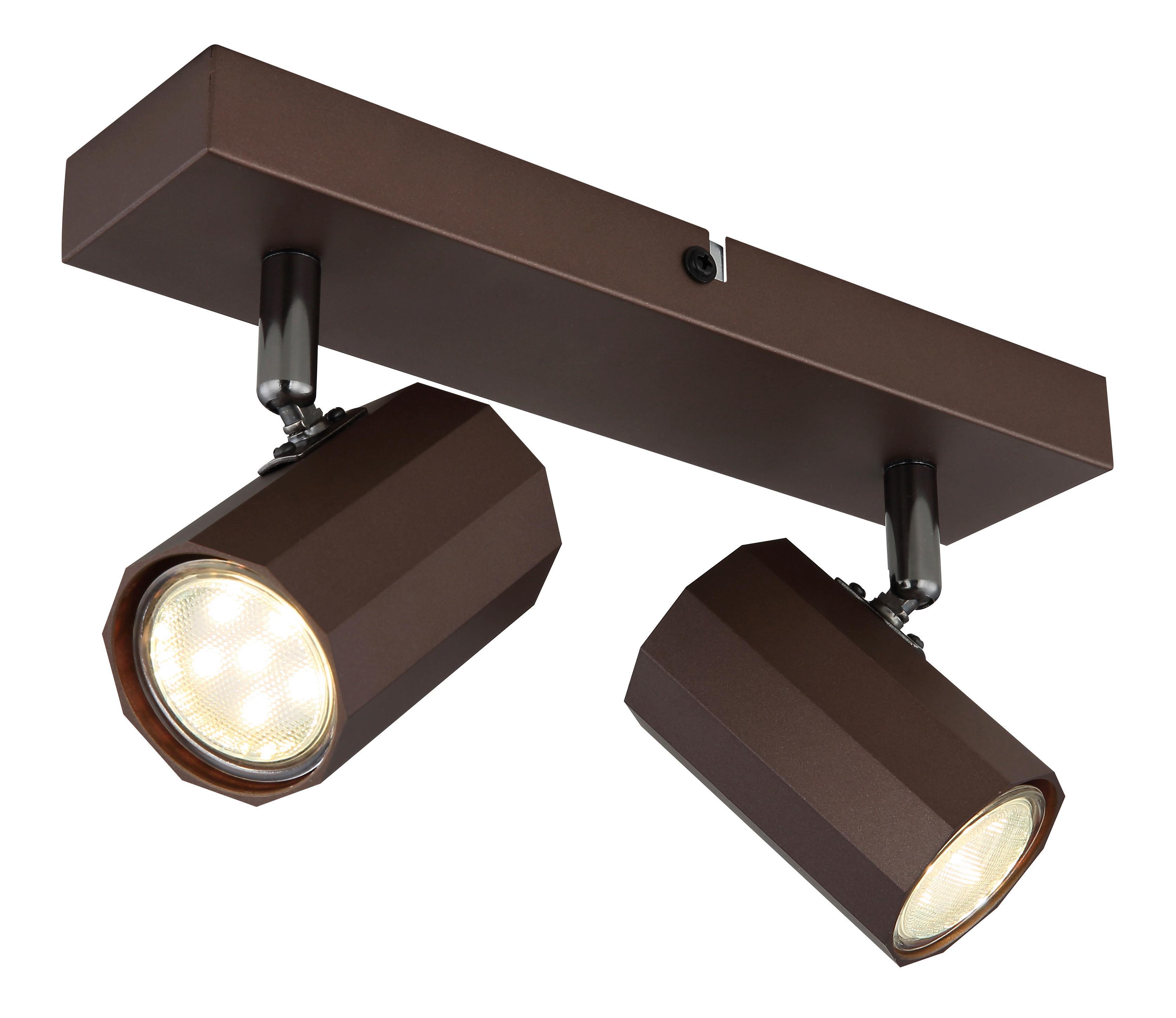 Reflektor James - barve brona, Design, kovina (26/6/14,5cm) - Globo