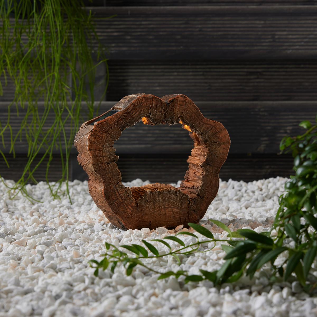 LED-Außenleuchte Krissy max. 0,06 Watt - Braun, Konventionell, Kunststoff (20,5/17,3/6,5cm) - Modern Living