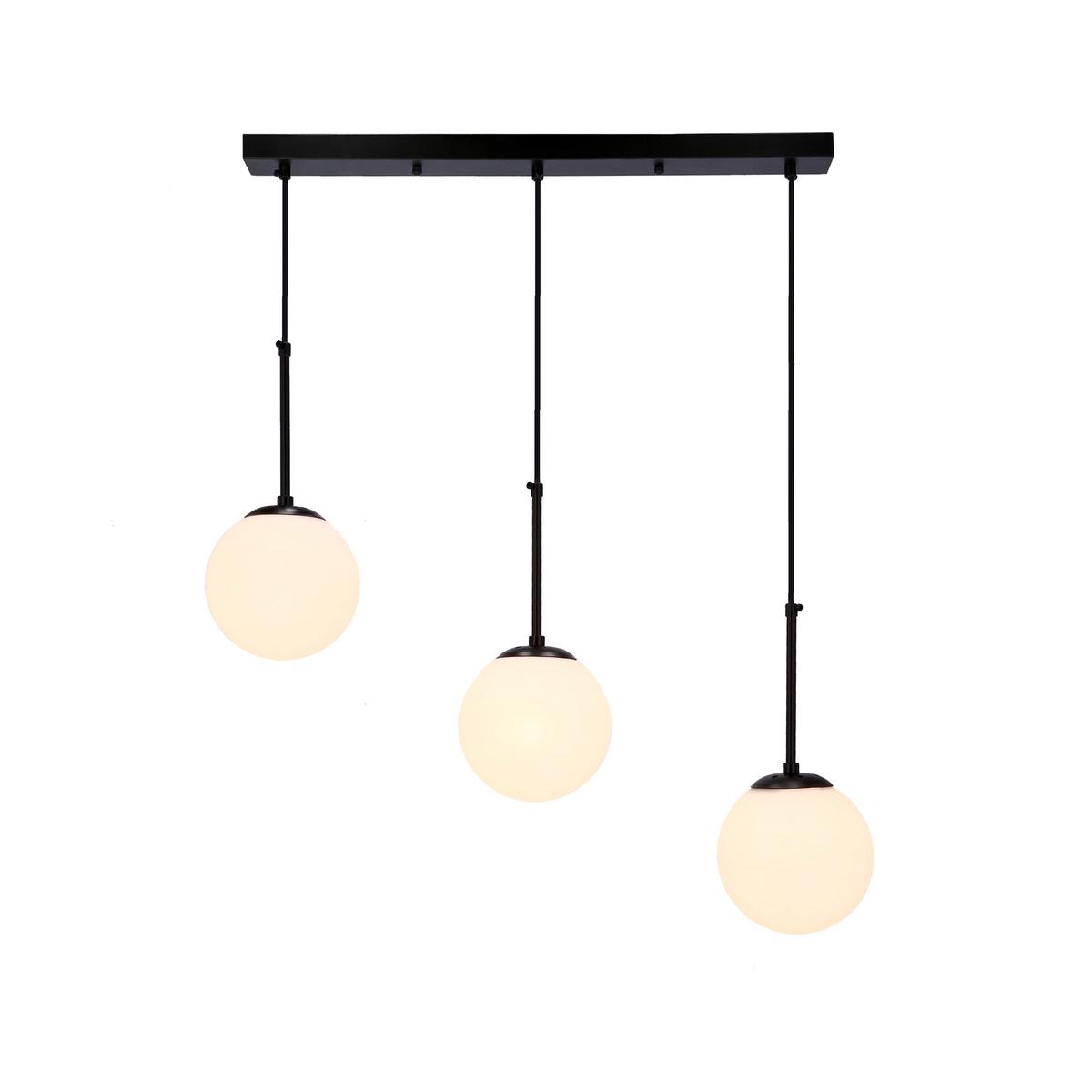 Svjetiljka Viseća 33-09609 Pompei - bijela/crna, Basics, metal (67/15/150cm)