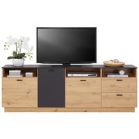 Tv Komoda Tonale - siva/hrast Artisan, Moderno, drvni materijal/plastika (200/68,6/40cm) - Modern Living