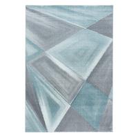 Webteppich Beta Blau ca. 140x200cm - Blau, Basics, Textil (140/200cm) - Novel