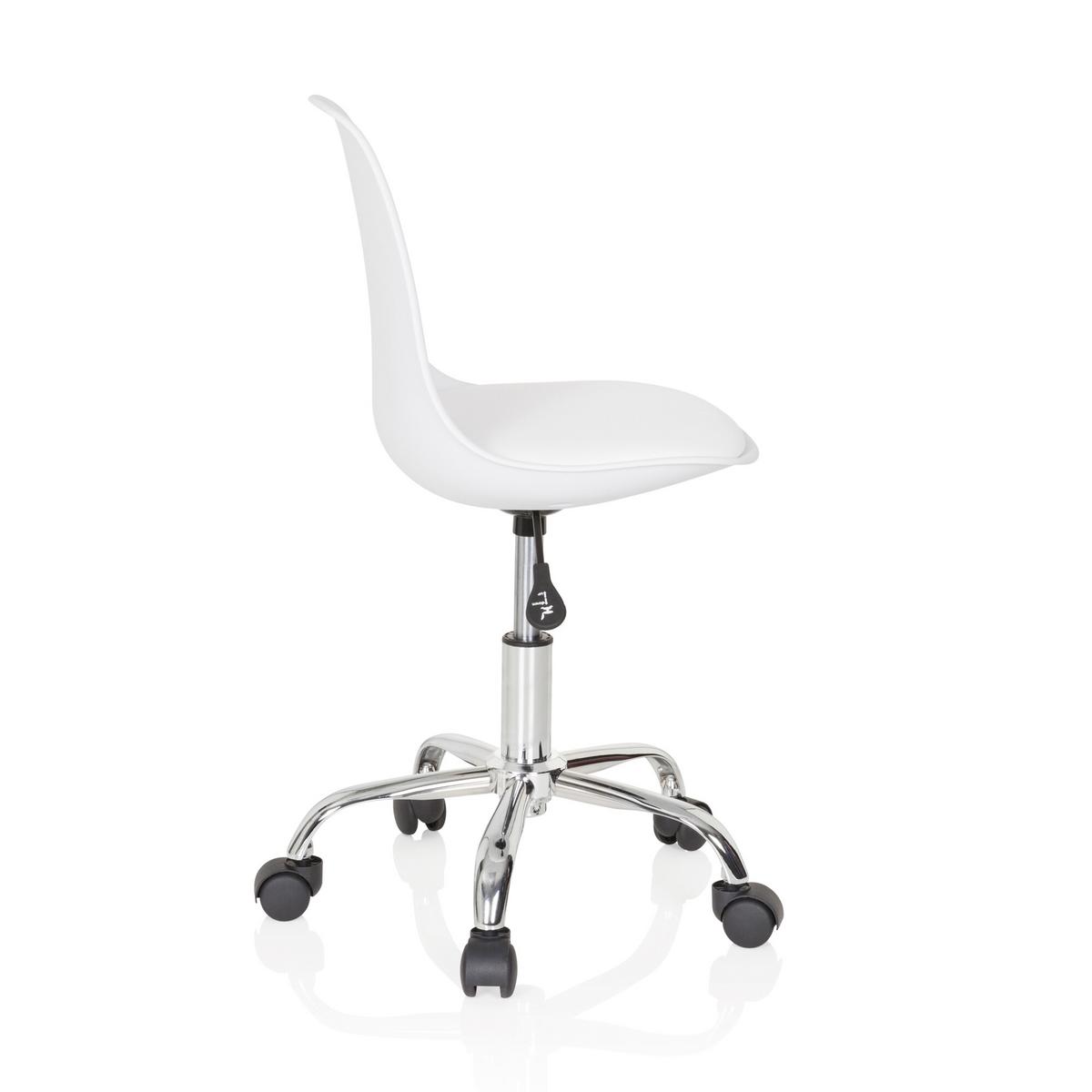 Mladinski Vrtljivi Stol Fancy Ii, Bela - bela, Basics, umetna masa/tekstil (40/72-82/44cm) - MID.YOU