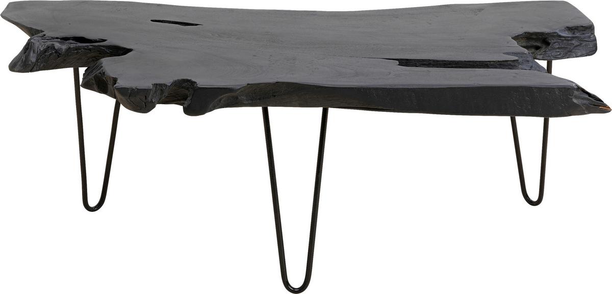 STOLIK KAWOWY ASPEN - czarny, Design, metal/drewno (100/40/40cm) - Kare-Design