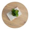 SIDOBORD NEAPEL -SB- - ek Artisan/svart, Modern, metall/trämaterial (40/40cm) - Mömax