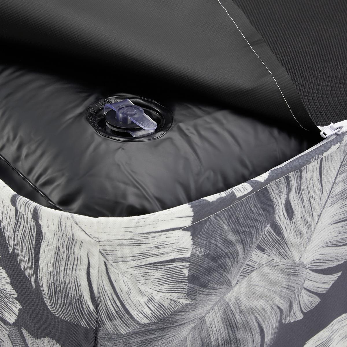 Kültéri Puff Cassy - szürke, Modern, textil (60/23/60cm) - Bessagi Garden