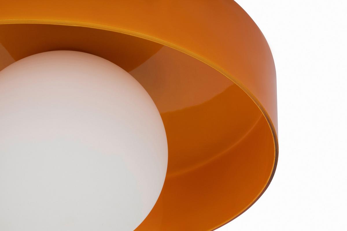 LAMPA SUFITOWA KORDULA - pomarańczowy, Design, metal/szkło (25/13cm) - Collett's Monde