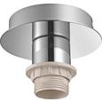 Deckenleuchte Lara, max. 60 Watt - Silberfarben, Metall (16/18cm) - Mömax modern living Deckenleuchte Lara, max. 60 Watt - Silberfarben, Metall (16/18cm) - Mömax modern living