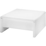 Couchtisch Weiß Hochglanz - Weiß, MODERN, Holzwerkstoff/Metall (75/35/75cm) - Mömax modern living