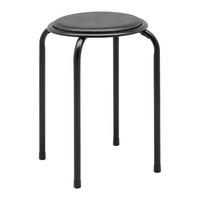 Zložljiv Stolček Raki I -Sb- - črna, Konvencionalno, kovina/tekstil (30/45/30cm) - Mömax