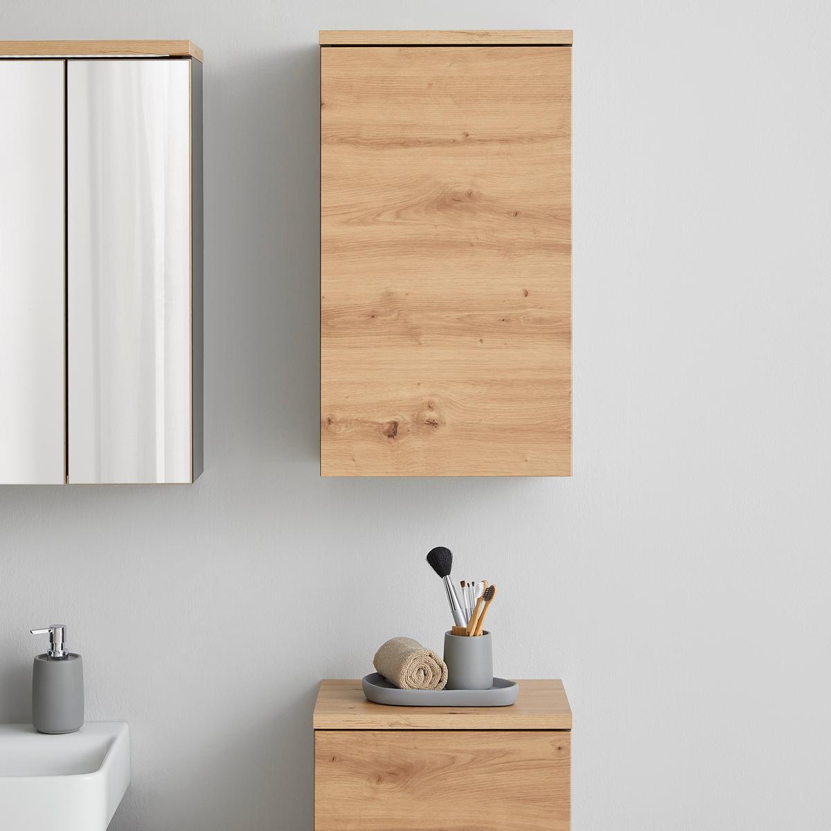 Oberschrank Memphis Grau/Eiche Artisan - Eiche Artisan/Grau, MODERN, Holzwerkstoff (40/70/23cm) - Mömax