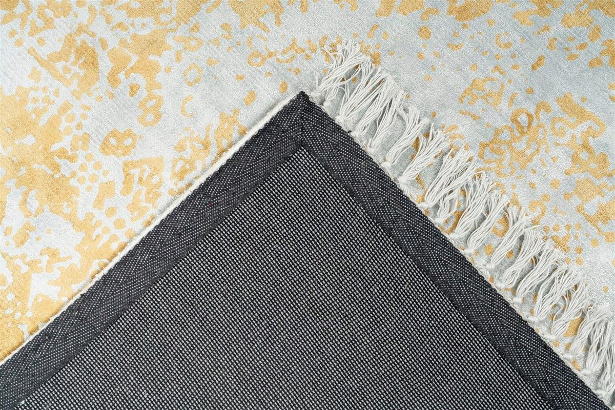 Vintage-teppich Dolce Vita 325 Grau/go 120x170 - Goldfarben/Grau, Basics, Textil (120/170cm) - Kayoom