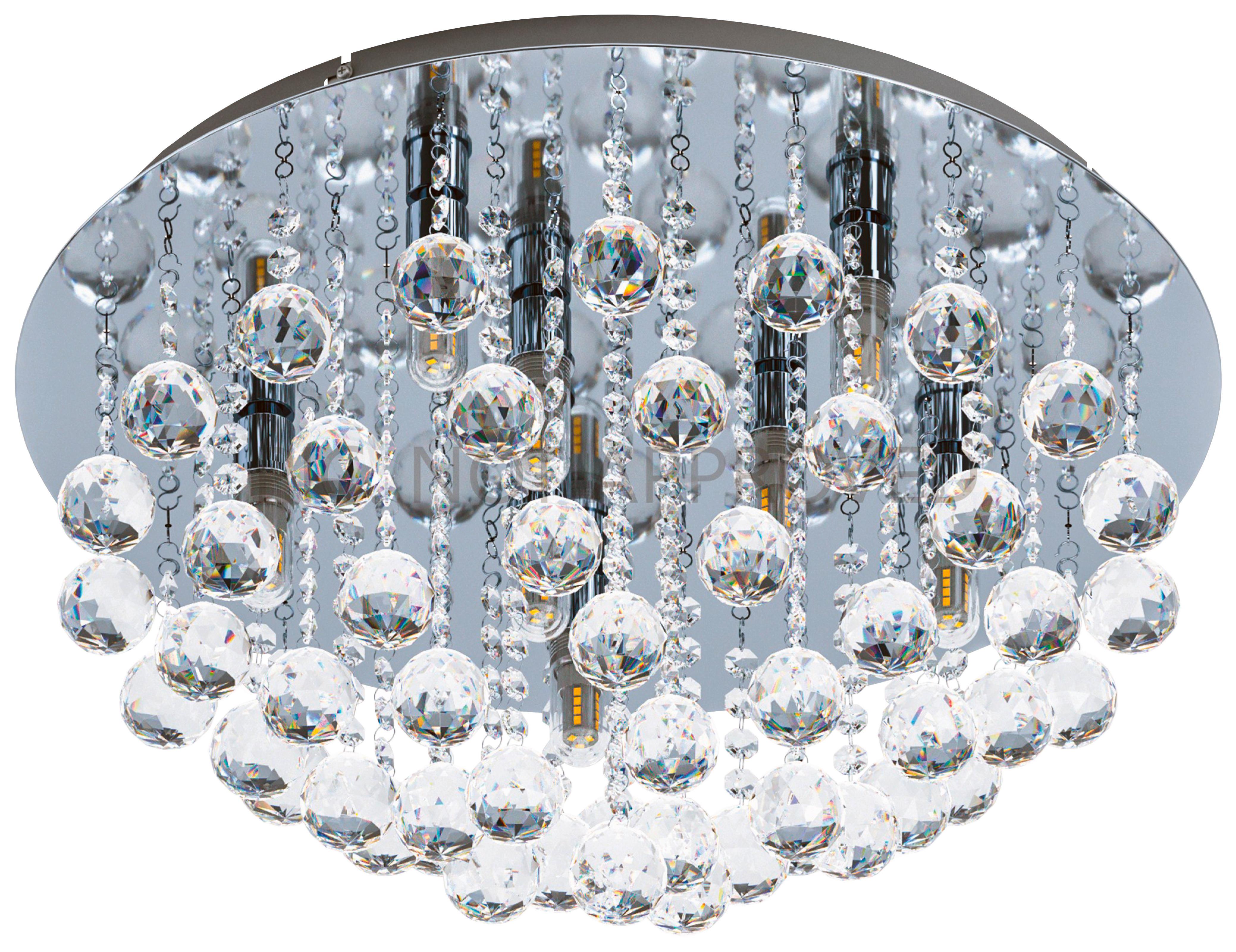 LAMPA SUFITOWA LED 97699 * ALMONTE - Lifestyle, metal/szkło (50cm) - Eglo