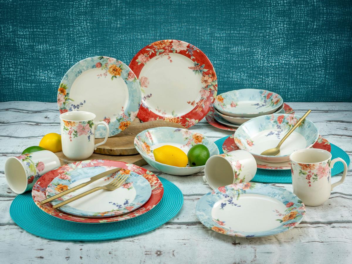 Kombiservice Multicolor, 16-teilig - Multicolor, Keramik (44/27/40cm) - Creatable