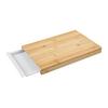 SKÄRBRÄDA SMART - vit/naturfärgad, Klassisk, plast/naturmaterial (38/25/3,5cm) - Mömax