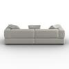SOFFA TALIA - brun/grå, Modern, trä/textil (237/60,5/98cm) - Bessagi Home