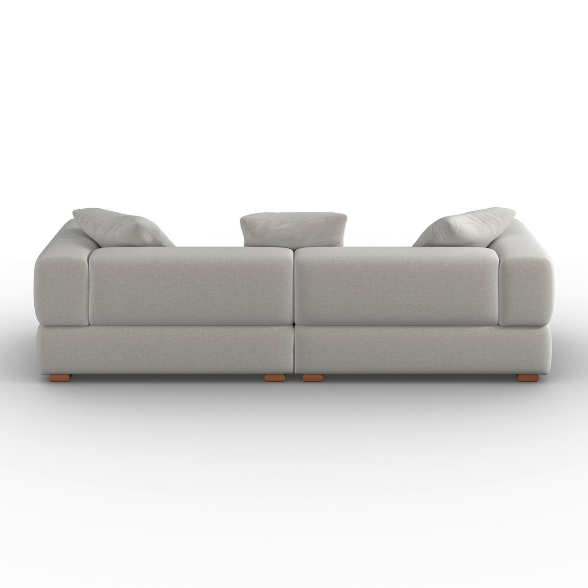 Sofa Talia - siva/smeđa, Moderno, drvo/tekstil (237/61/99cm) - Bessagi Home