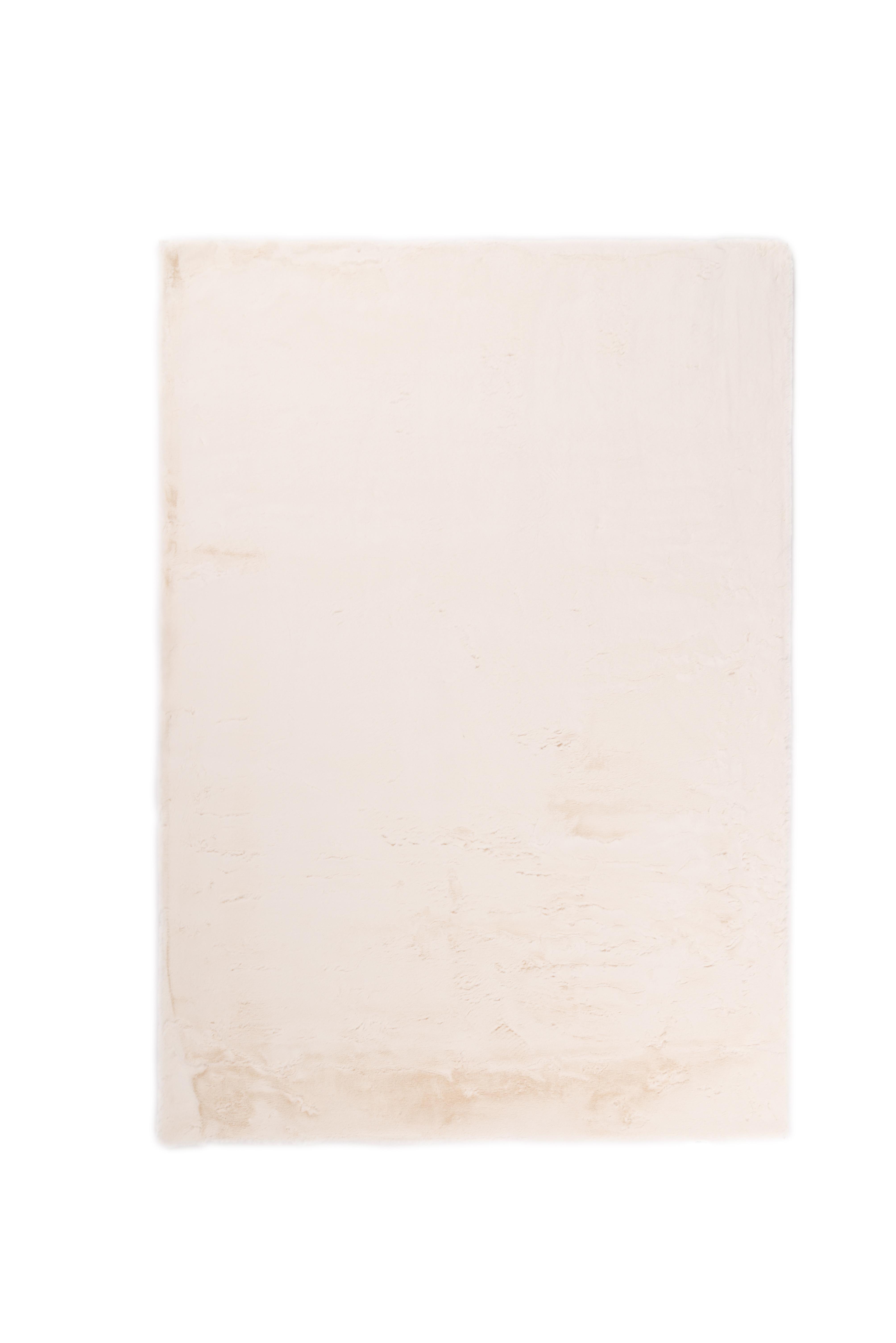 DYWAN Z WYSOKIM RUNEM LIMA - biały, Design, tkanina (120/170cm) - Novel