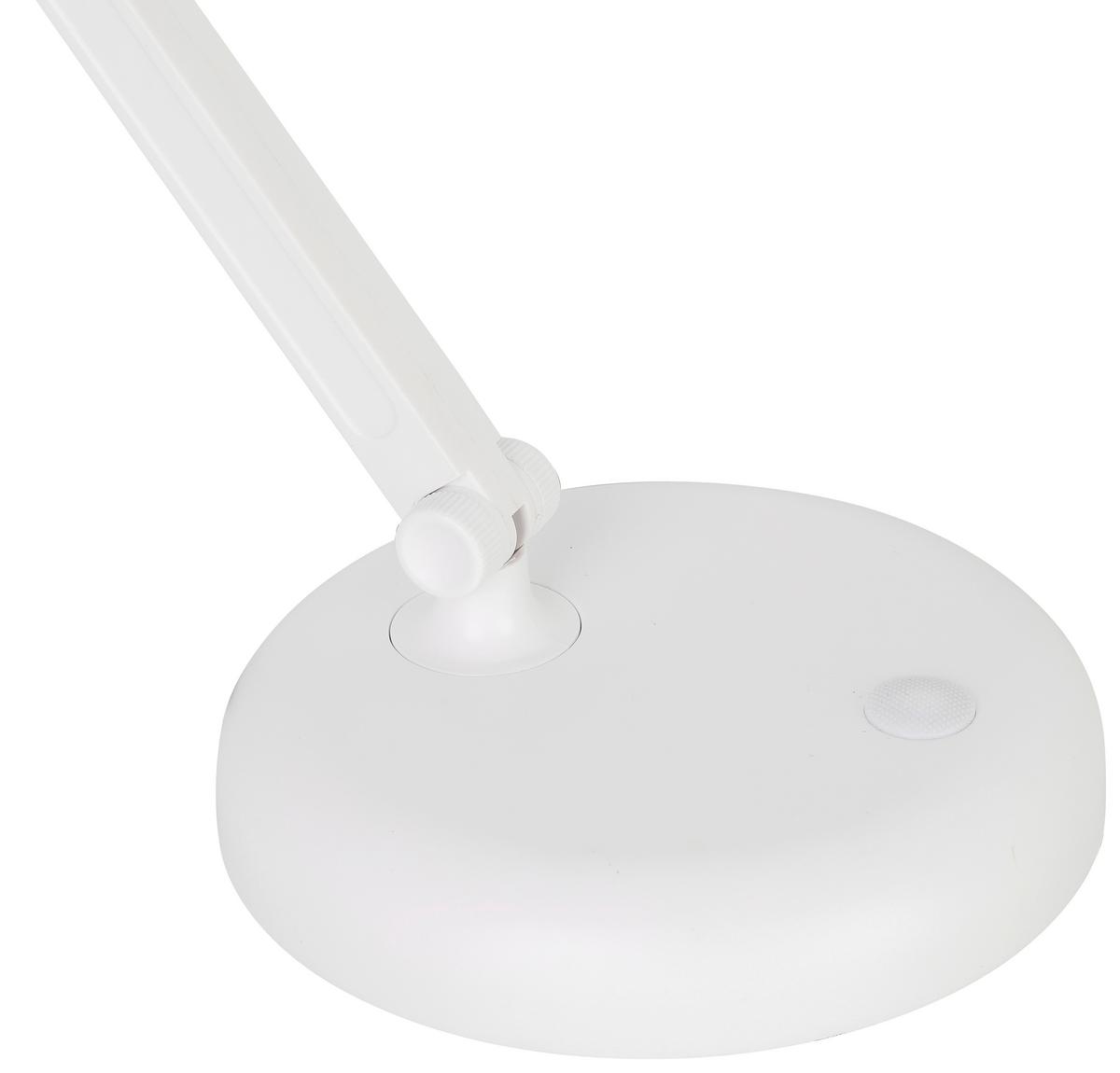 Led Asztali Lámpa Schwank - fehér, Modern, műanyag (12,5/34cm) - Modern Living