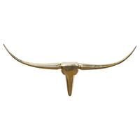 Wanddeko Wohnling Goldfarben - Goldfarben, MODERN, Metall (100/40/6cm) - MID.YOU
