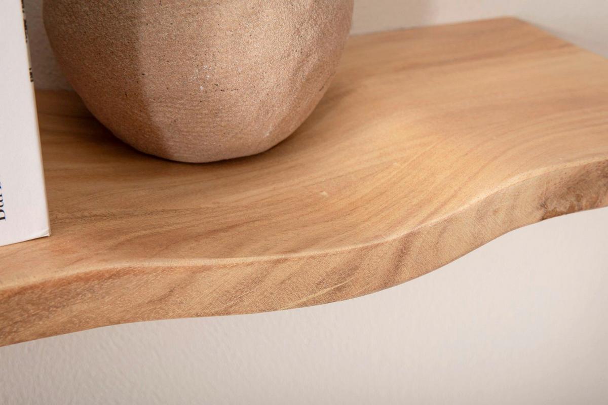 Wandboard Wl7.399 - Akaziefarben, Design, Holz (120/5/20cm) - Livetastic