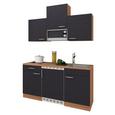 Küchenblock ECONOMY 150 - Eichefarben/Grau, KONVENTIONELL, Holzwerkstoff (150/200/60cm) - Livetastic Küchenblock ECONOMY 150 - Eichefarben/Grau, KONVENTIONELL, Holzwerkstoff (150/200/60cm) - Livetastic