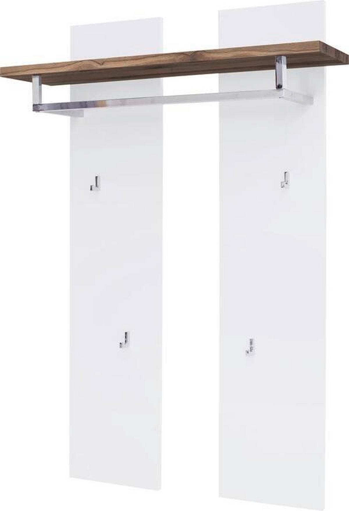 PRZEDPOKÓJ ROMINA - kolor dębowy/biały, Design, materiał drewnopochodny/drewno (285/198/38cm) - Novel
