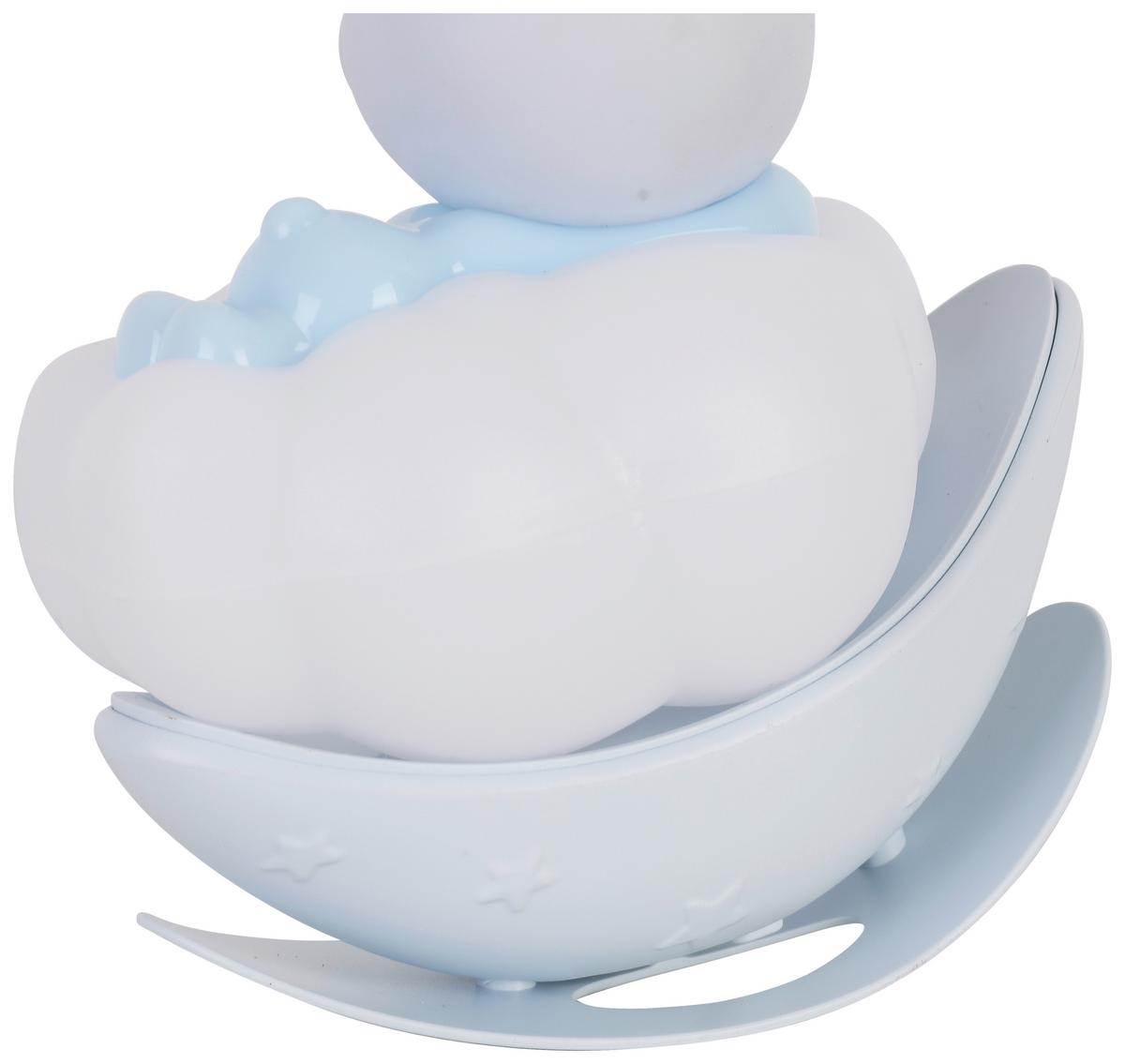 LED-Dekoleuchte Oli max. 2,5 Watt - Hellblau, Modern, Kunststoff (6,7/11/11,5cm) - Modern Living