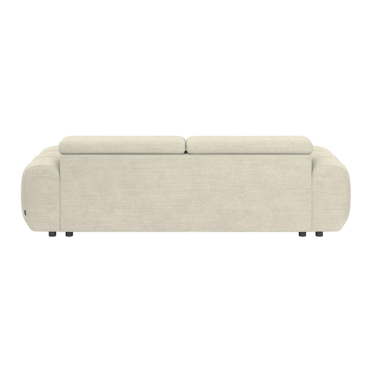 Velika Sofa Bull - crna/krem, Trend, tekstil/plastika (248cm) - Luca Bessoni