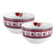Müslischalenset aus Porzellan 2-teilig ''Heidi'' - Multicolor, Keramik (14/7,5cm) - Bessagi Home Müslischalenset aus Porzellan 2-teilig ''Heidi'' - Multicolor, Keramik (14/7,5cm) - Bessagi Home