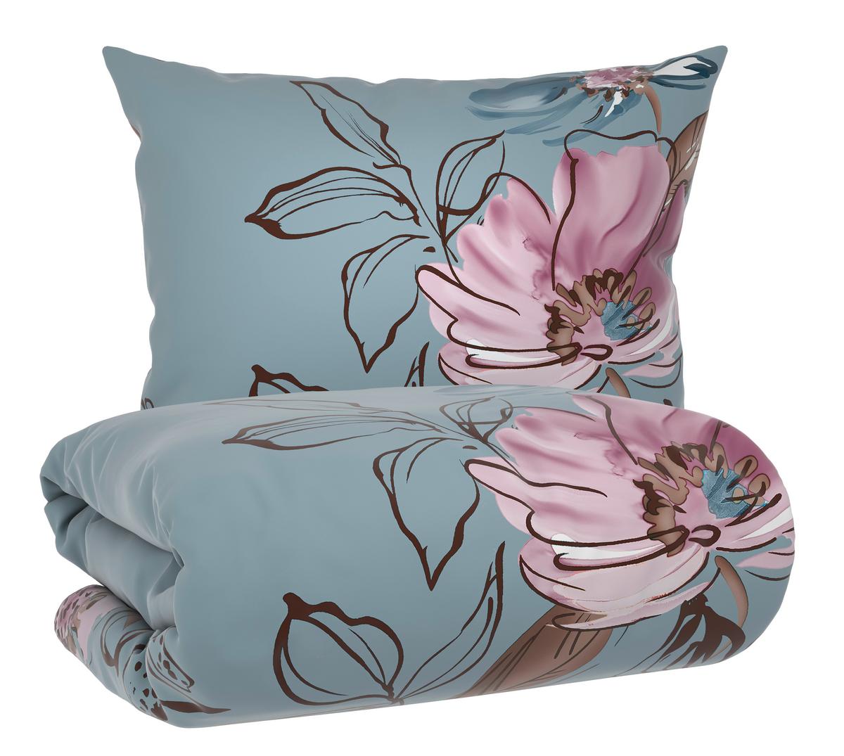 BETTWÄSCHESET TOULON - Blau, Modern, Textil (160/210cm) - Mömax