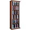 CD-Regal Classic ca. 31x92 cm Nussbaumfarben - Nussbaumfarben, KONVENTIONELL, Glas/Holzwerkstoff (31/92/18cm) - MID.YOU