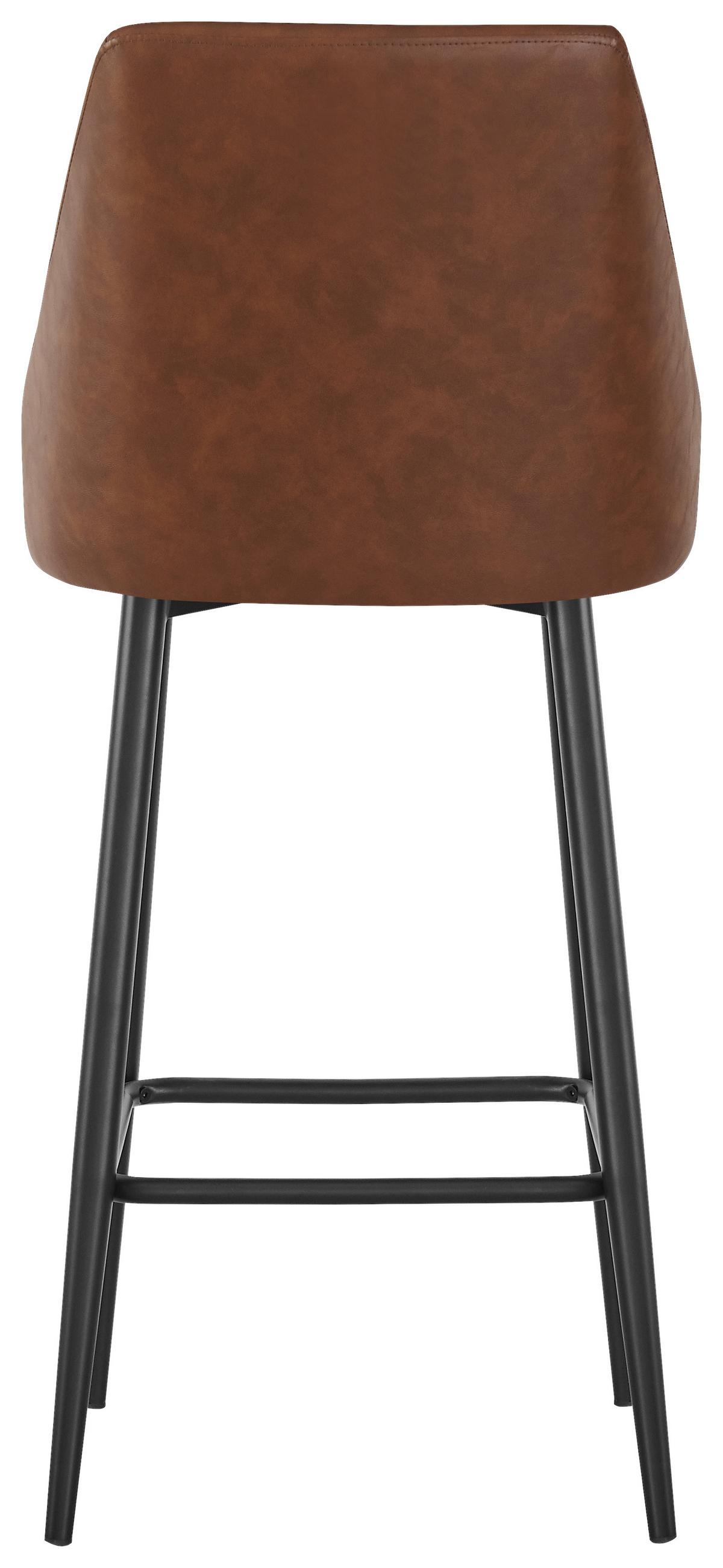 Barska Stolica Roy - konjak/crna, Moderno, drvo/metal (48/106/58cm) - Mömax