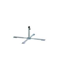 Sonnenschirmständer J01225 ca.49,5x39x39,5cm Silberfarben - Silberfarben, KONVENTIONELL, Metall (49,5/39/39,5cm) - Siena Garden