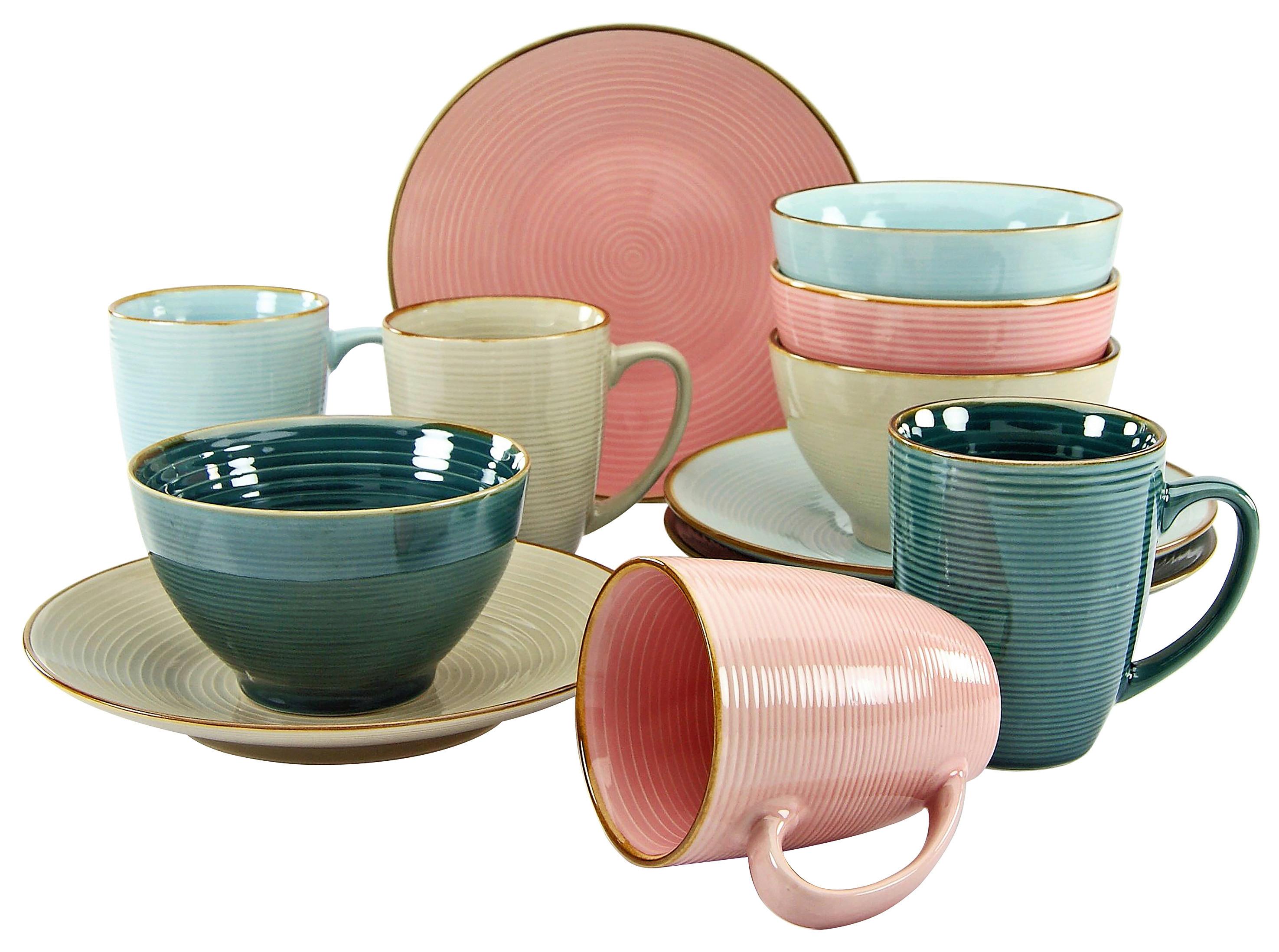 Kavni Servis Cosy Morning, 12-Delni - večbarvno, keramika - Creatable